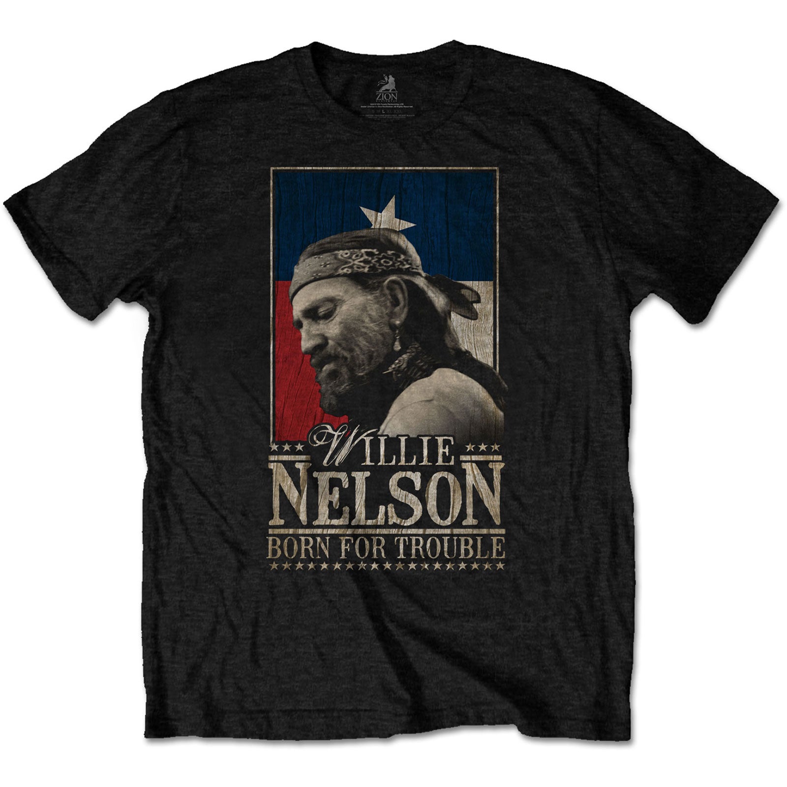 Image of Willie Nelson T-Shirt - Born for Trouble Rock Off